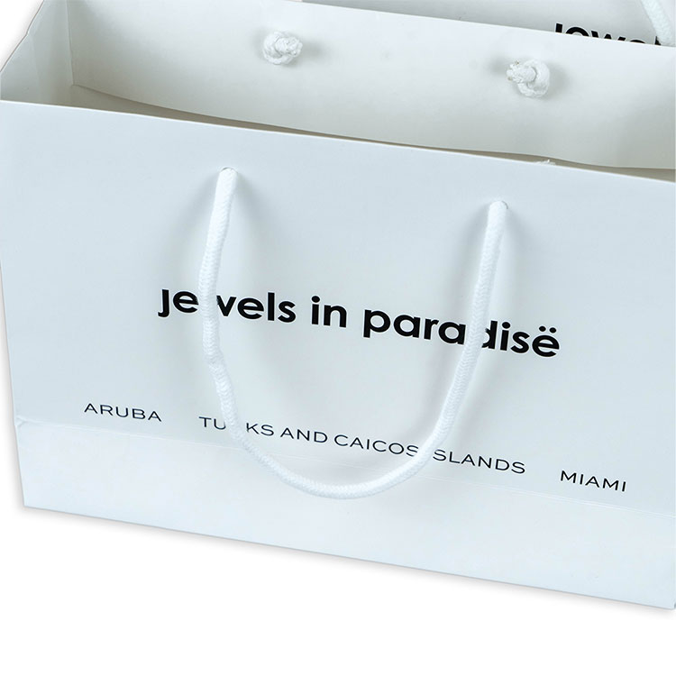 White Card Paper Shopping Bag