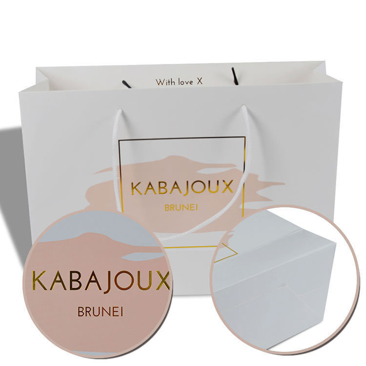White Card Paper Shopping Bag